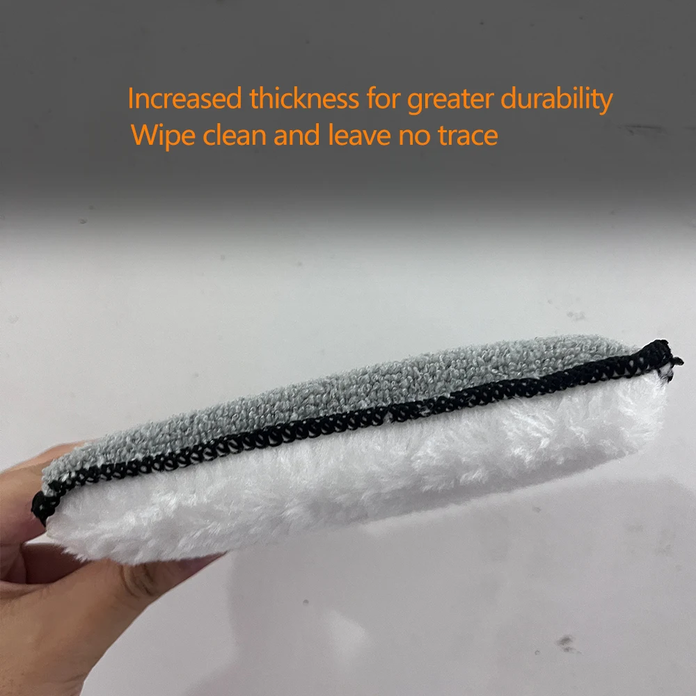 Double Side Car Interior Scrubbing Sponge for Leather Interior Car Wash Pad No Scratch Car Microfiber Scrubbing Sponge 6