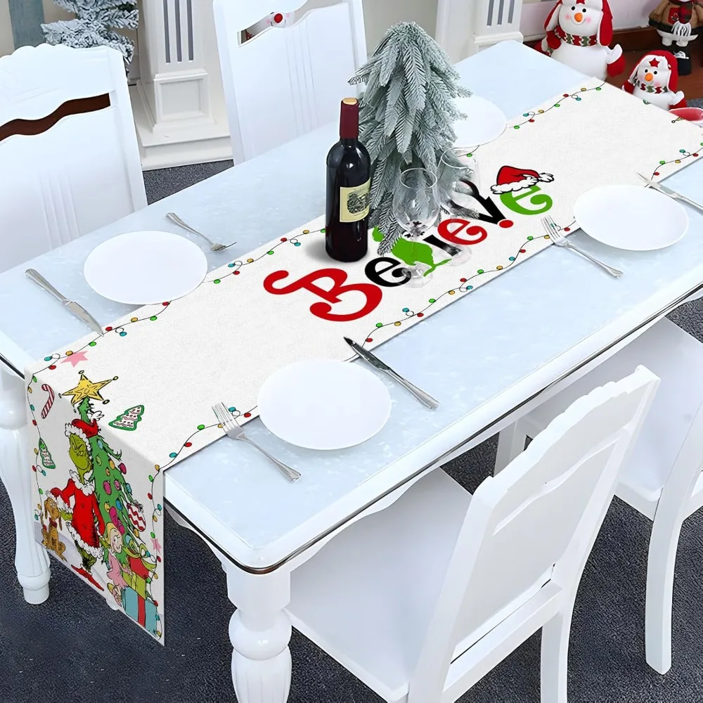 Merry Christmas Table Runner Christmas Xmas