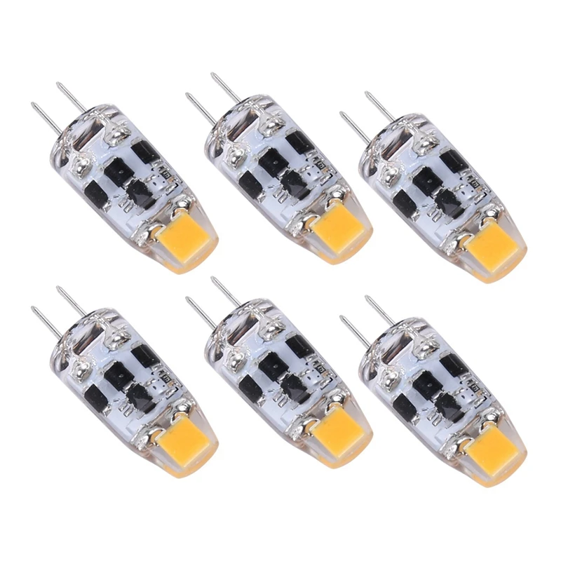 

G4 Bulb 2W G4 Led Bulb Is Equivalent To 20W G4 Halogen Bulb Replacement Part,G4 Base Ac/Dc12v-24V, Warm White 20Pcs