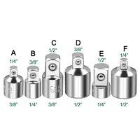 CR-V Socket Adapter Ratchet Wrench Adapter 1/2 Big Fly Turn 3/8 Medium Fly Turn 1/4 Small Fly CR-V Chrome Vanadium Steel 2