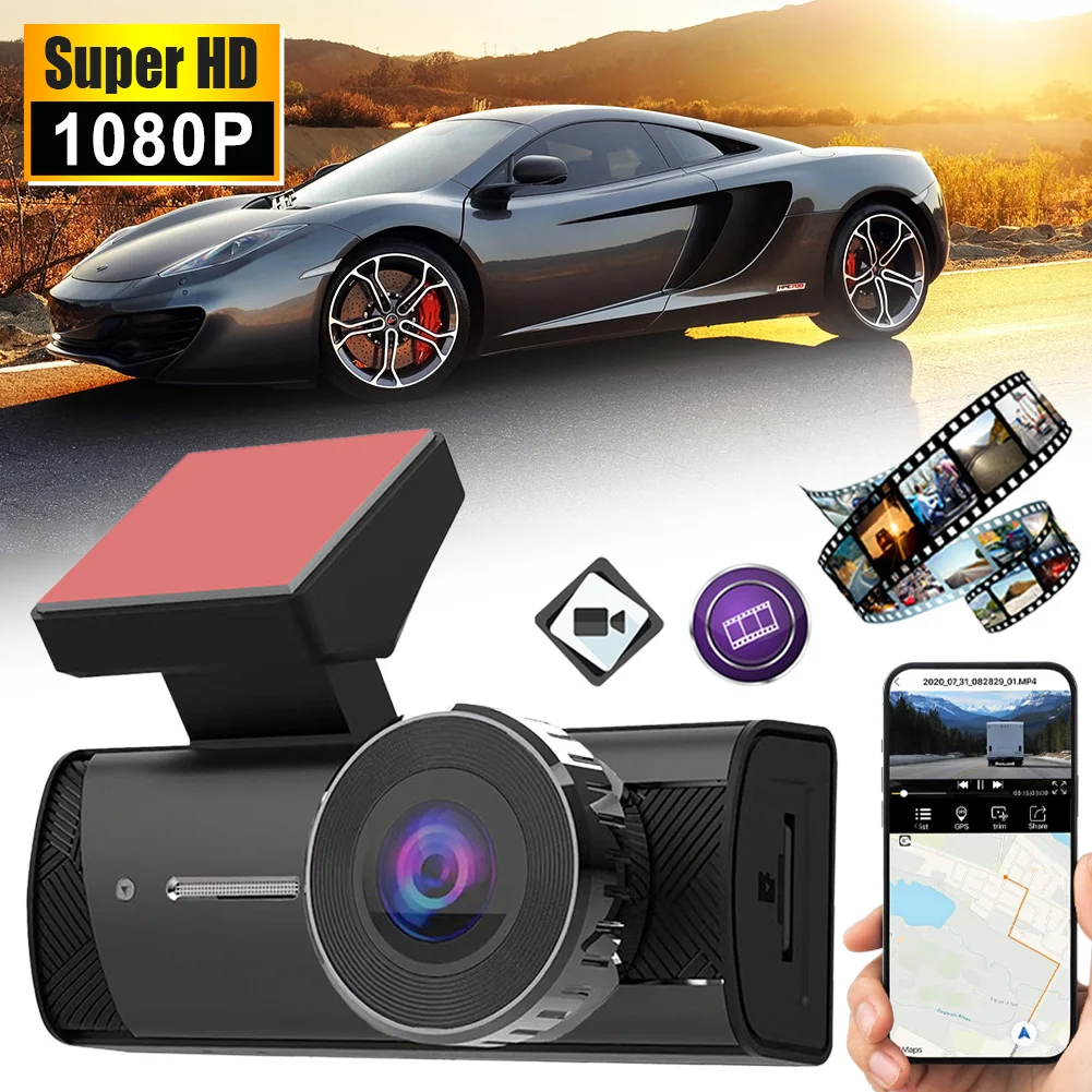 

Dash Cam WIFI Full HD 1080P Mini Car Camera DVR Recorder Night Vision G-Sensor Driving Recorder Loop Recording Parking Monitor