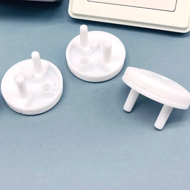 Socket Covers White Electrical Safety Socket Protective Cover Baby Care Safety Guard Protection Children Anti Electric Shock Rotate Protectors