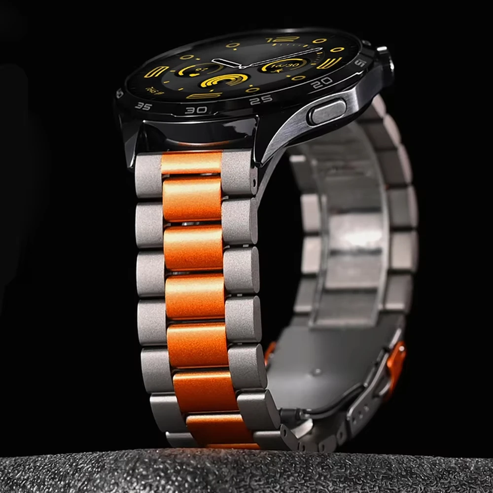Premium 22mm Stainless Steel Luxury Watch Strap