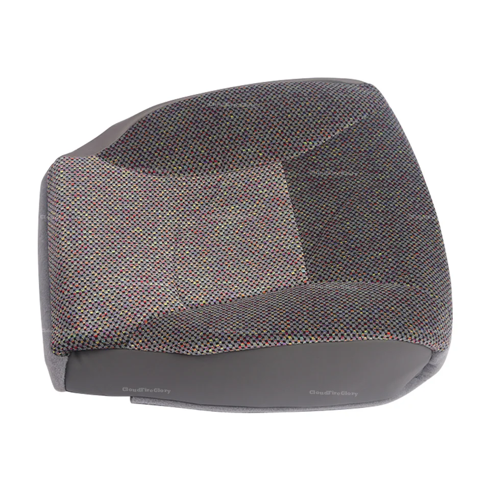 Driver Bottom Cloth Seat Cover + Foam For 1998-2002 Dodge Ram 1500/2500/3500 SLT – Gray OEM-Style