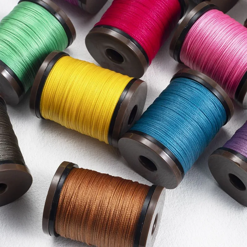 KAOBUY 12 Colors Waxed Thread Leather Sewing Waxed Thread For Leather Waxed  Cord For Leather Craft Hand Stitching Thread - AliExpress