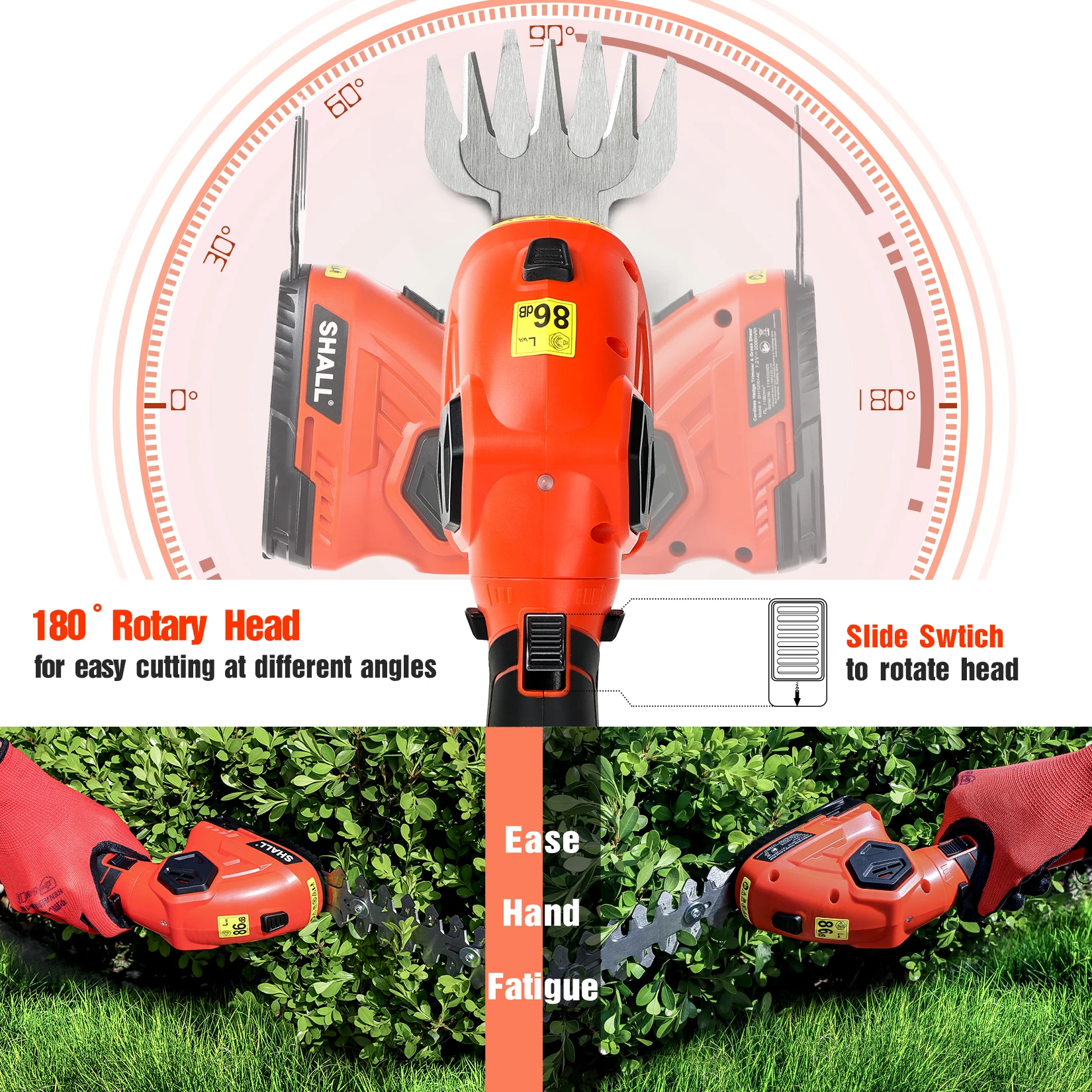 GSL200-QW Cordless grass trimmer 3.6 Volt