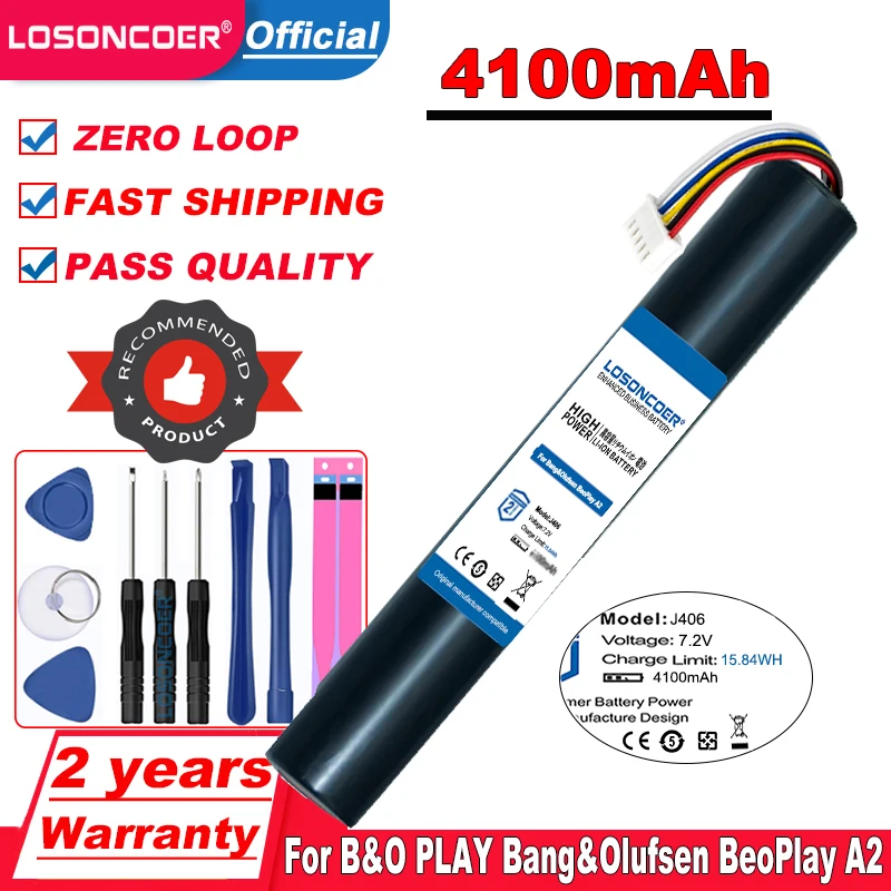 ICR18650NH-2S 4100mAh J406 Аккумулятор для B &amp O PLAY Bang Olufsen BeoPlay A2 Active / BeoLit 15 BeoPlayBeoLit 17 динамика |