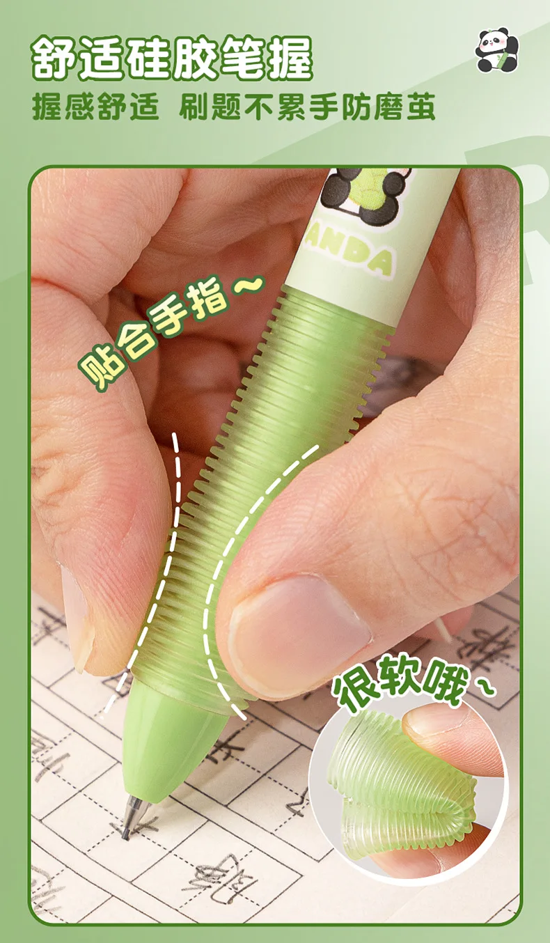Kapibara Aktivitätsstift für Grundschüler 0,5 mm, bruchfester Kern, HB-Bleistift, weicher Klebe-Griff, automatischer Bleistift – Detail 4