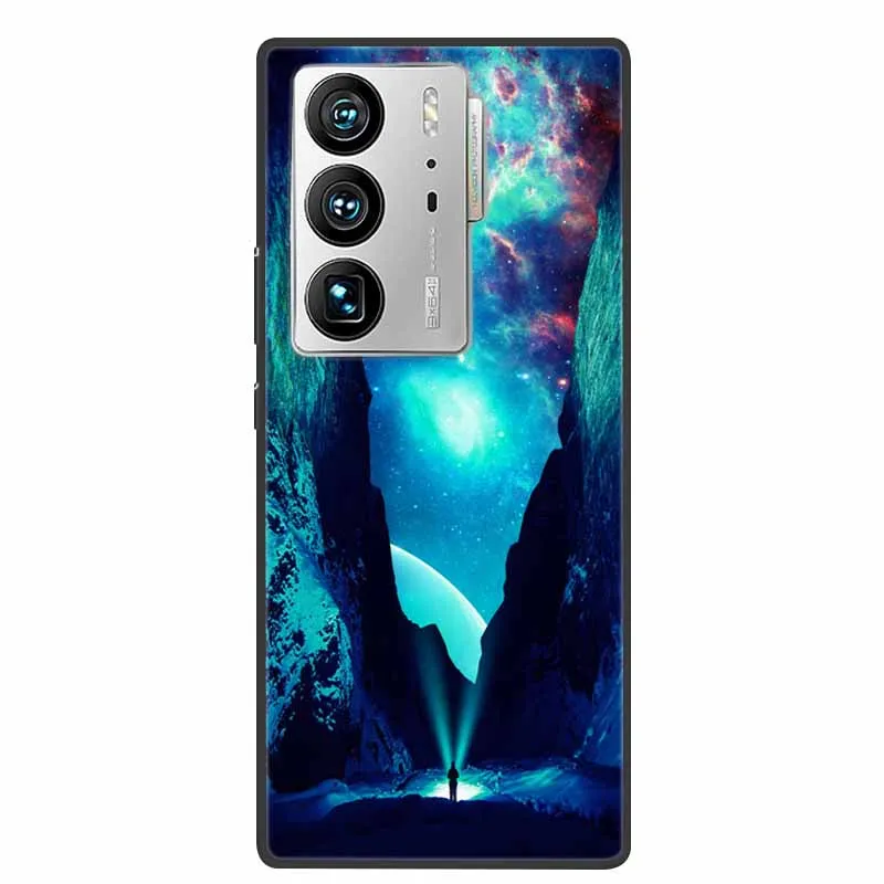 Animal Painted Silicone Soft Phone Case - Shockproof TPU Shell with Wolf Design