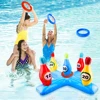 Outdoor Inflatable Foldable Floating Row Swimming Pool Water Accessories Inflatable Ring Throwing Game Water Games Equipment 4