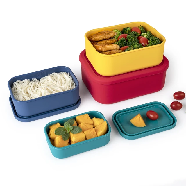 Leakproof Lunch Box Container Airtight Food Storage Container With Lid  Insulated Meal Prep Containers Airtight Freezer Container - AliExpress