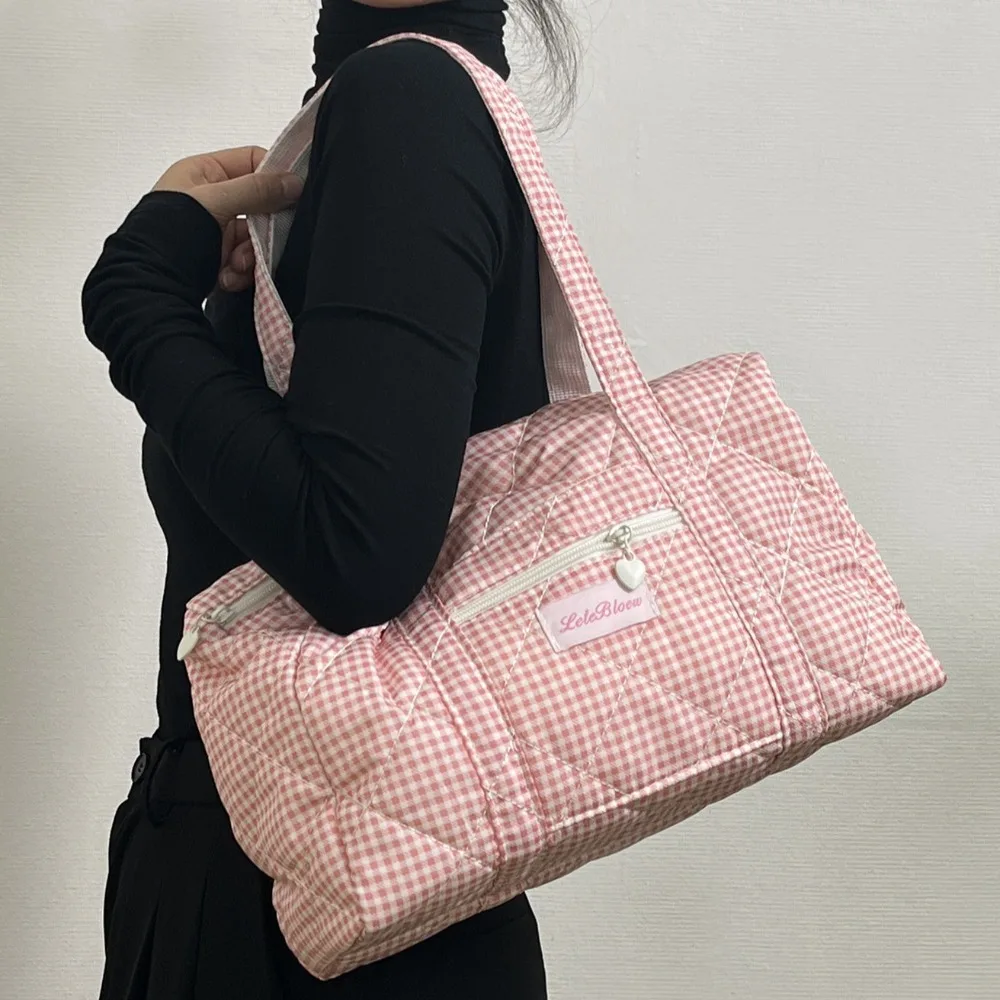 Korean Style Stroller Organizer Bags Multi-pocket Flower Baby Diaper Organizer Baby Care Storage Large Capacity Women Handbag