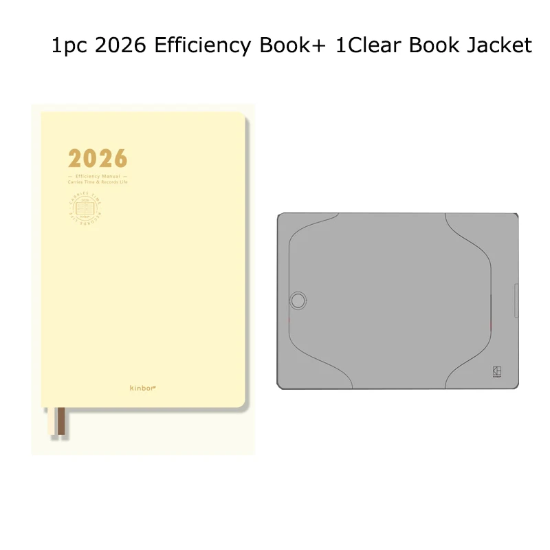 Kinbor Soft PU A5 Weekly Planner Notebook for Efficient Time Management