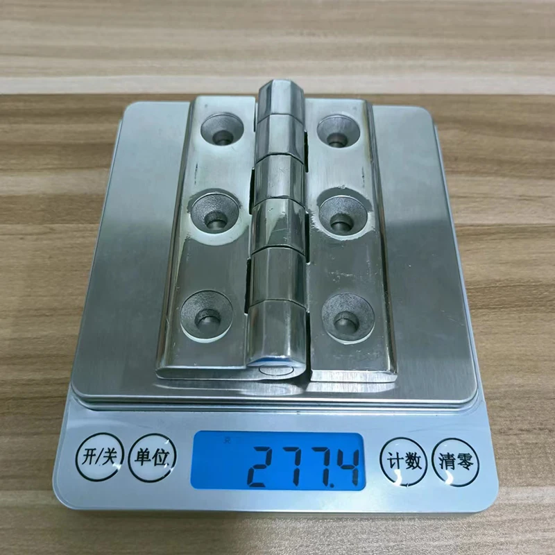 스테인리스강 산업용 무거운 힌지 CL226-5 힌지, 두꺼운 스위치보드 힌지, 캐비닛 도어 힌지, 6 매듭, 90*59