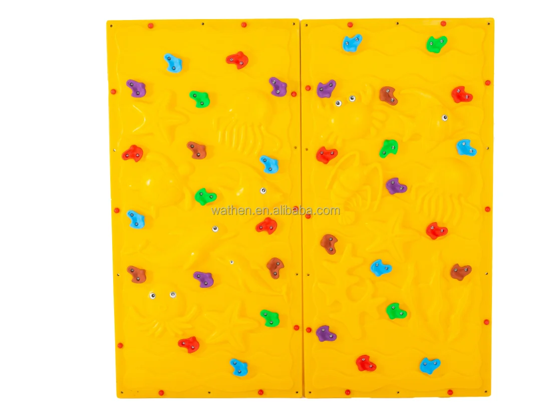 High Quality Kids Rock Climbing Wall Outdoor Plastic Climber Playground Equipment for Children