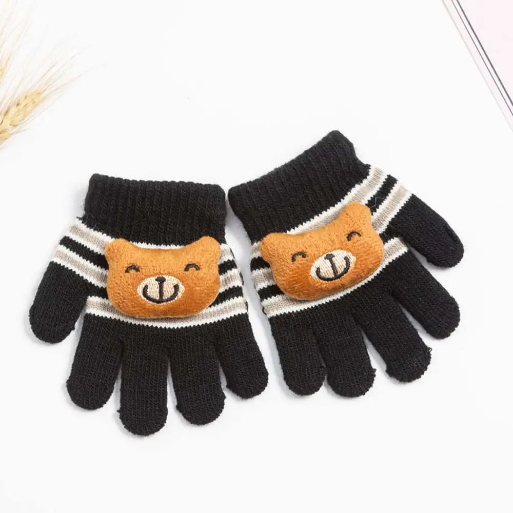 Knitting Thick Warm Kids Gloves Winter Gloves Baby Mittens for Children 1-4Years