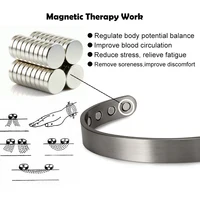Vinterly Pure Copper Bracelets Men Magnetic 10mm Adjustable Health Energy High Magnets Cuff Bangle Resizable Jewelry Male Metal 2