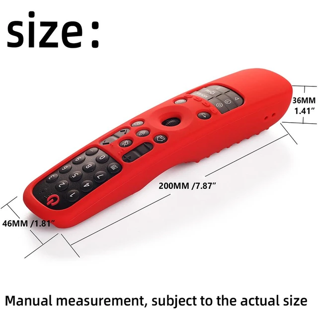 Funda de silicona para mando a distancia, cubierta protectora luminosa para  LG MR22GA 21GA MR21N MR21GC