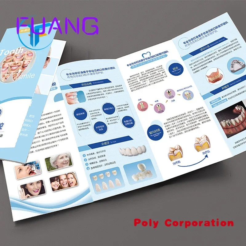 

Custom Customized A4 A5 A6 size brochure cheap booklet wholesale unique brochure printing
