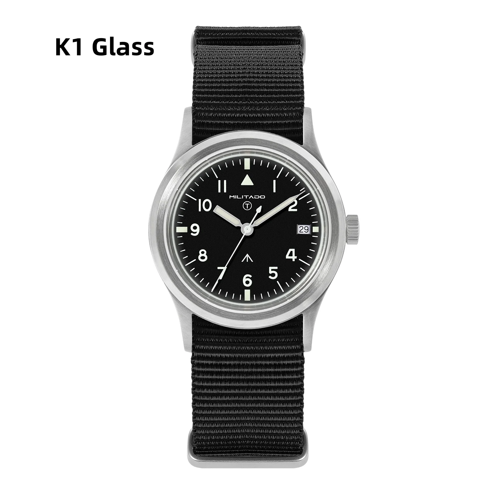 Militado ML14 36mm Watch VH31 Sweep Second Quartz Movement