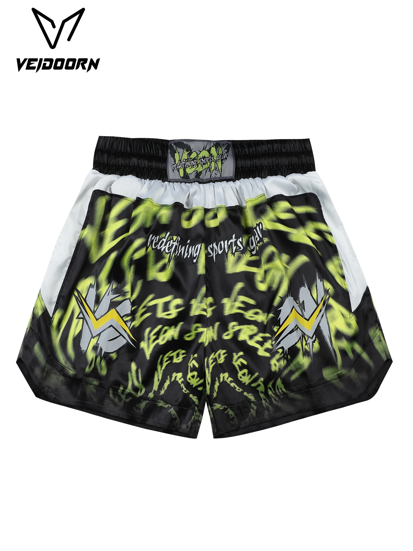 2025 Veidoorn Men's High-Waist Boxing Shorts