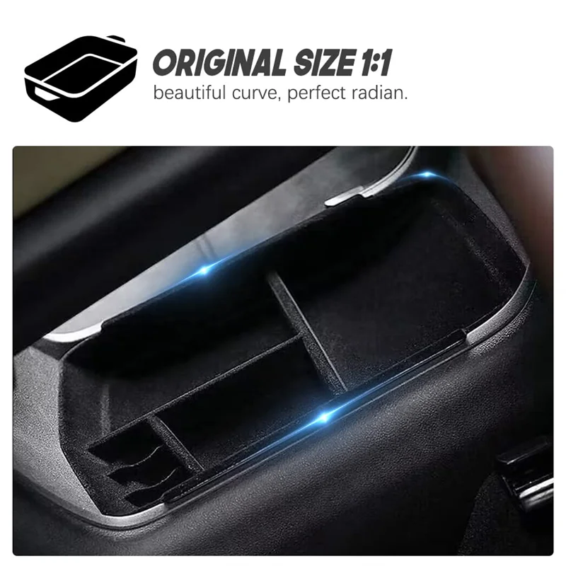Cadillac XT5 2016-2023 XT6 2020-2023 용 ABHX-센터 콘솔 하단 보관함 플록 정리 보관함 액세서리