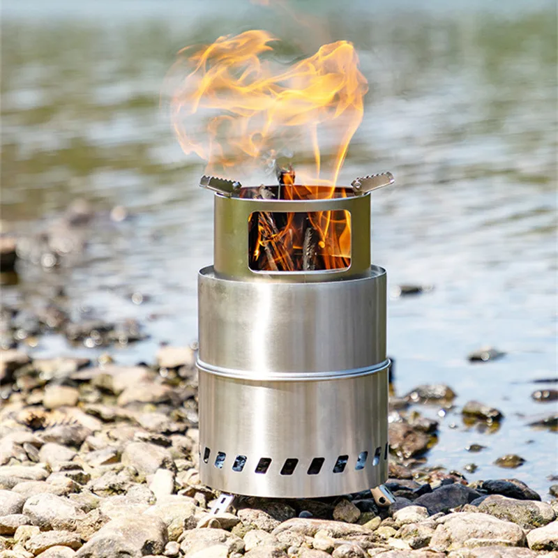 Portable Firewood Brazier Wood Burning Camping SUS Smokeless Fire Pit Outdoor 화로접이식 화로대