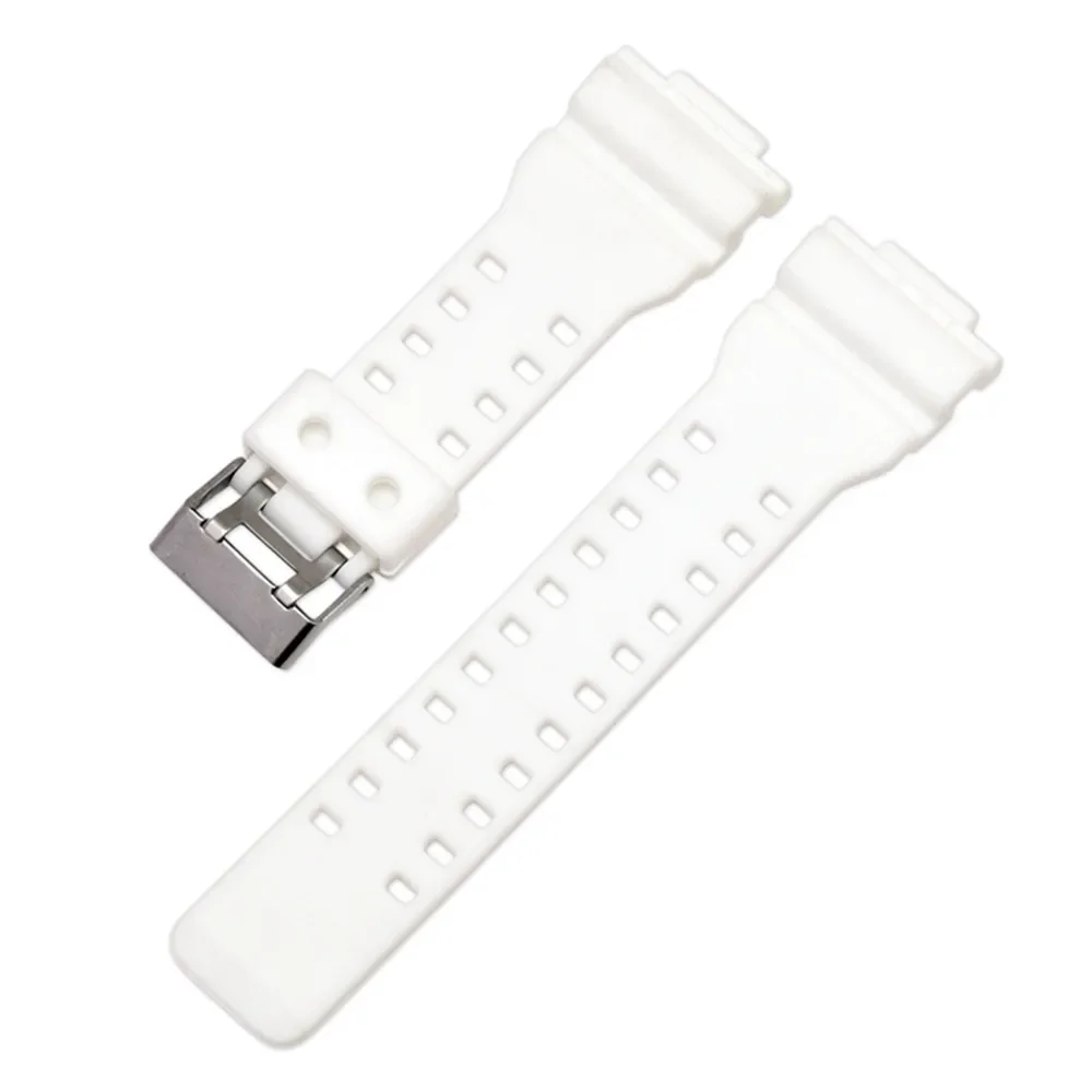 Enhanced Silicone Resin Watch Strap, 16mm, Compatible with Popular G-Shock Series