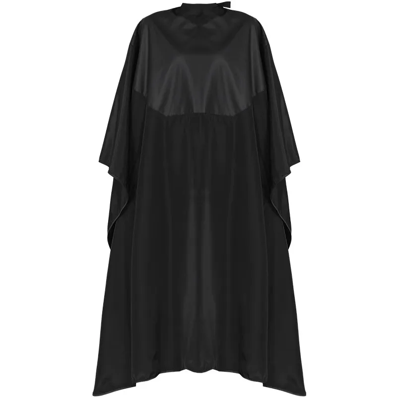 Customize Logo Hidden Sleeve Apron Button Closure Salon Barber Cape Waterproof Stylist Cloth Gown Wrap Hairdresser Coiffure 1893 6