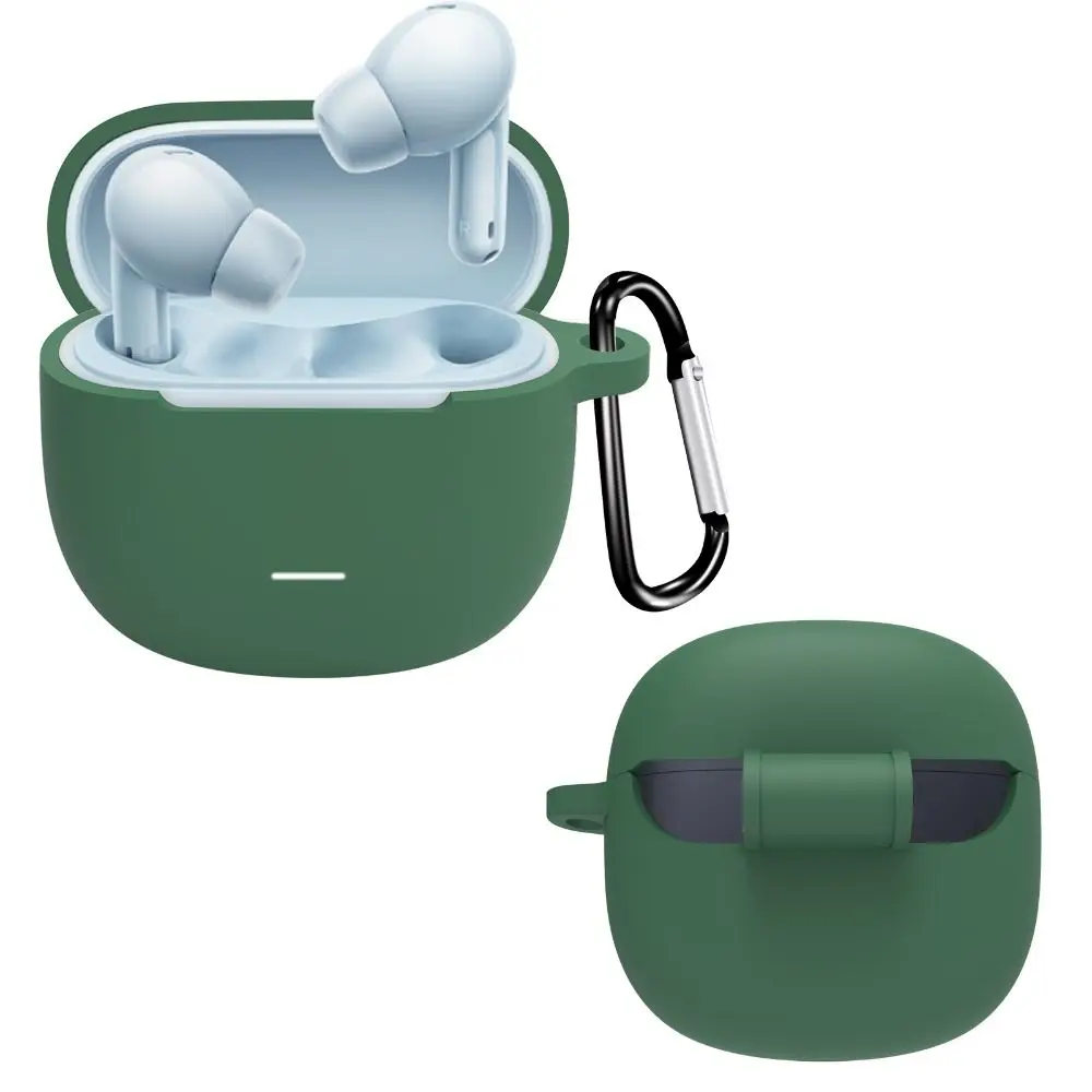 Silicone Protective Case Anti-Scratch Shockproof Protector With Hook Headphone Accessories Cover Shell for Redmi Buds 6 lite