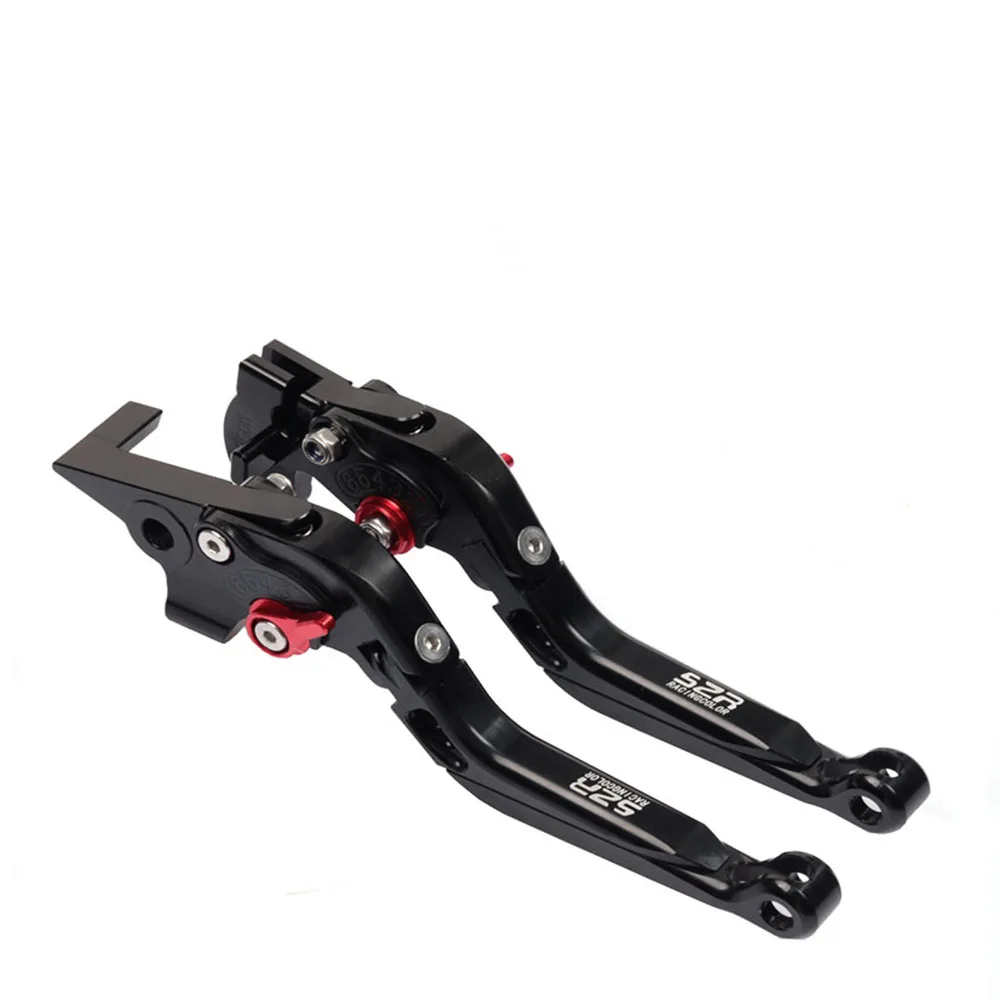 para suzuki en en acessórios da motocicleta cnc ajustável folding extensível embreagem do freio alavancas