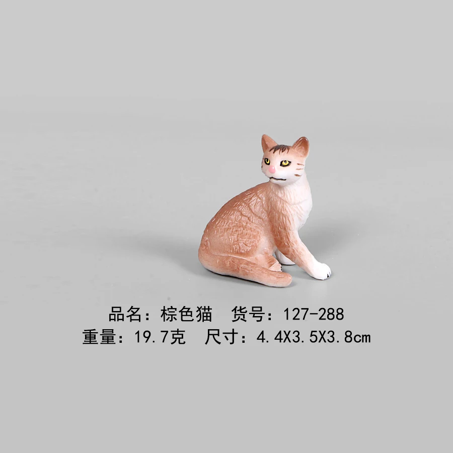 Japan Bandai Machiboke Persian cat animal PVC Mini Figure Model Figurine 