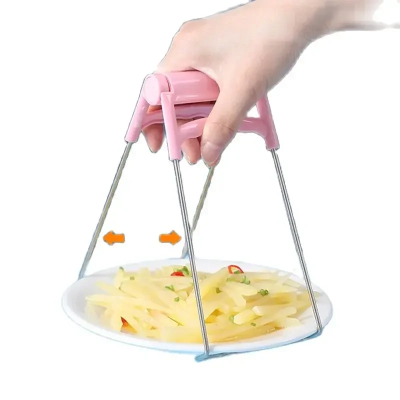 Home Kitchen Accessories Cooking Utensils Dishwashing Tongs Bbq Modern Steamer Clip Microwave Oven Tray Anti-slip Pot Clamps Bar