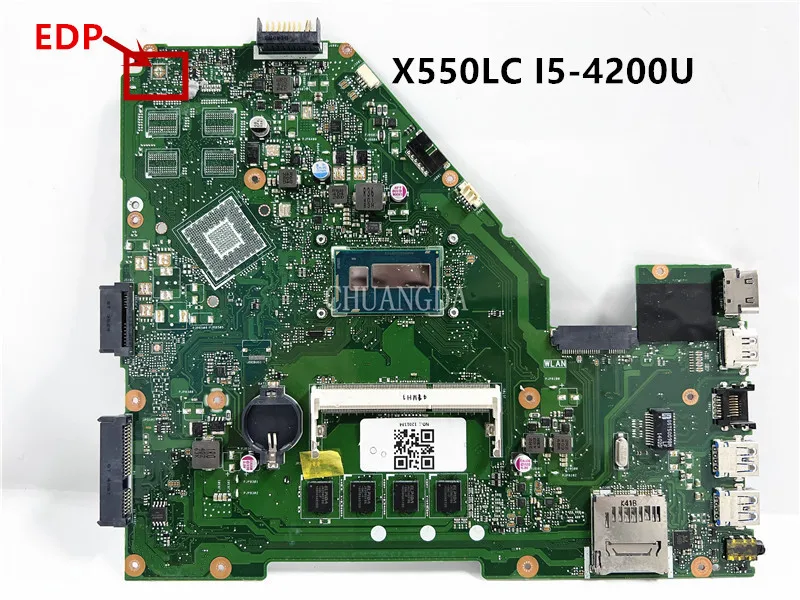 

X550LA Laptop Motherboard for ASUS A550L X550L X550LD X550LC R510L Mainboard I5-4200URAM-4GB