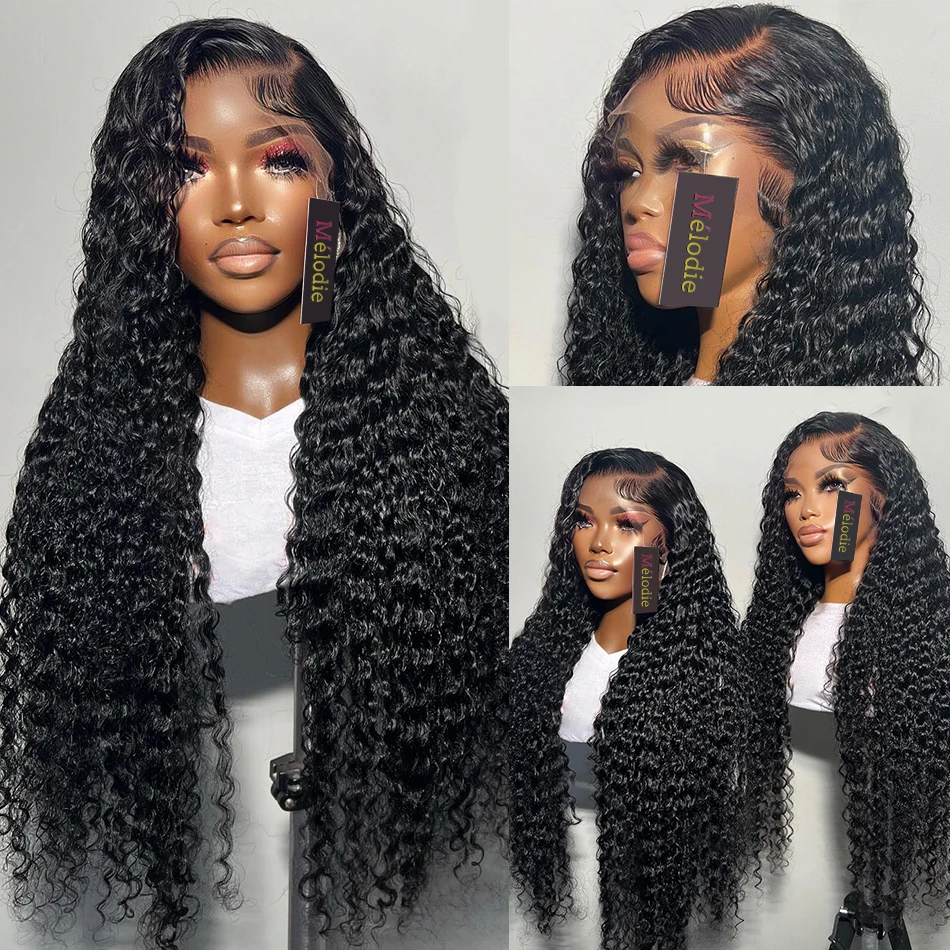 Human hair wigs,human hair wig,lace front wig,front lace wig 250 Density Human Hair Wig 4x4 5x5 lace Closure Wig Transparent Curly Human Hair Deep Wave 13x6 Lace Frontal
