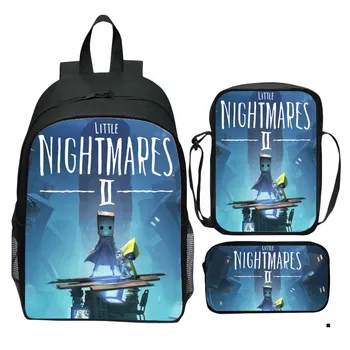 Little Nightmares set backpack, Little Nightmares 2 backpack, small shoulder bag, pencil case 1