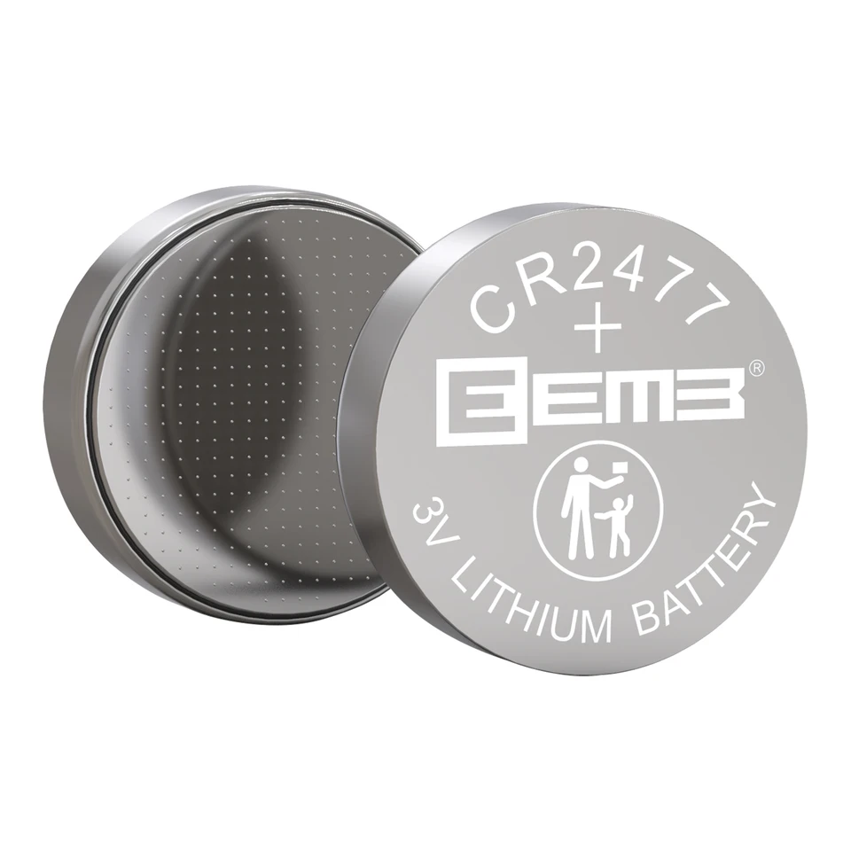 5/10/20/50/100個、Eemb非充電式リチウム電池cr 2477、3 v、ボタン電池1100 mah、車の鍵用 - AliExpress