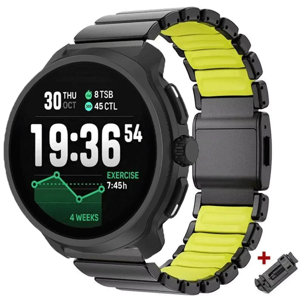 Elegant Alloy Metal Strap - Premium Replacement Band for Suunto Watches