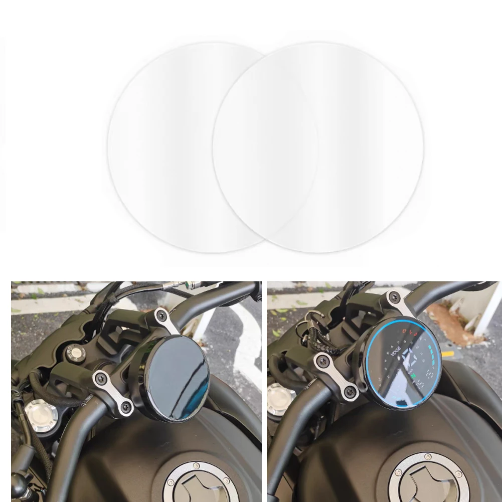 2 Pieces Motorcycle Accessories Cluster Scratch Protection Film Screen Protector Instrument For LONCIN VOGE Voge CU525 CU 525 motorcycle screen protector