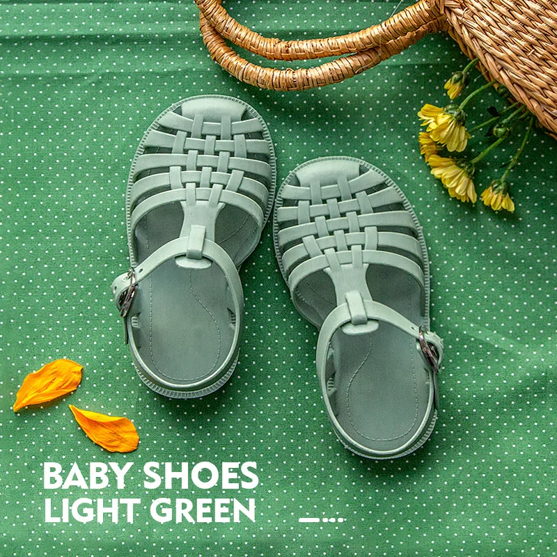 

Princess Girls Sandals Summer 2022 New Children's Child Baby Soft Bottom Baotou Shoes Baby Hollow Out Sandals