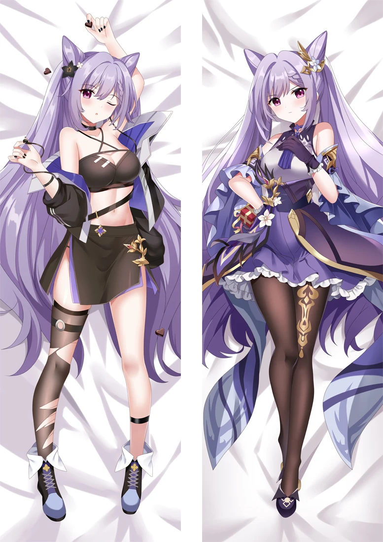 anime jogo dakimakura genshin impacto bonito kaeya xiao zhongli hutao fronha abraçando corpo travesseiro capa otaku presentes