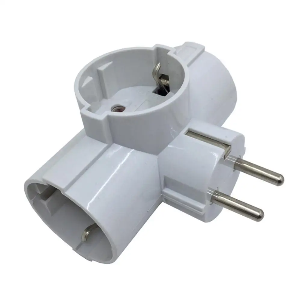 

European Type Conversion Plug 1 TO 3 Way EU Standard Power Adapter Socket 16A Travel Plugs AC 250V EU Standard Power Adapter