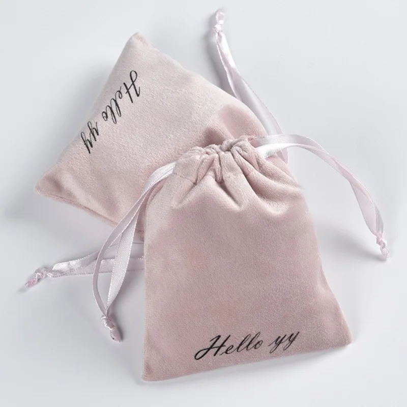 Velvet Gift Bags 7x9cm 9x12cm 10x15cm Pack Of 50 Eyelashes Jewelry