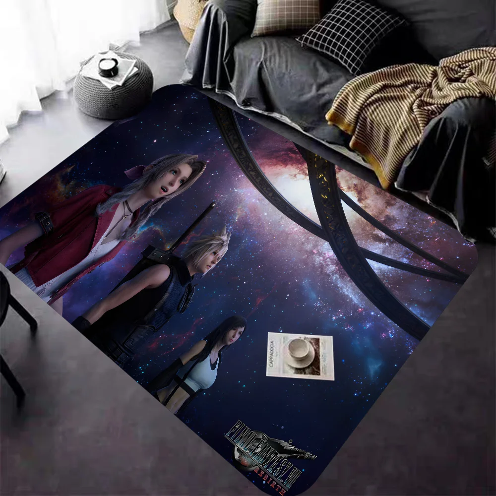 Final Fantasy Series Games Cartoon Floor Mat Rectangle Anti-slip Home Soft Badmat Front Door Indoor Outdoor Mat Welcome Doormat 2
