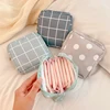 Women Sanitary Napkin Tampon Storage Bag Cute Sanitary Pad Pouches Portable Makeup Lipstick Key Earphone Data Cables Organizer 2