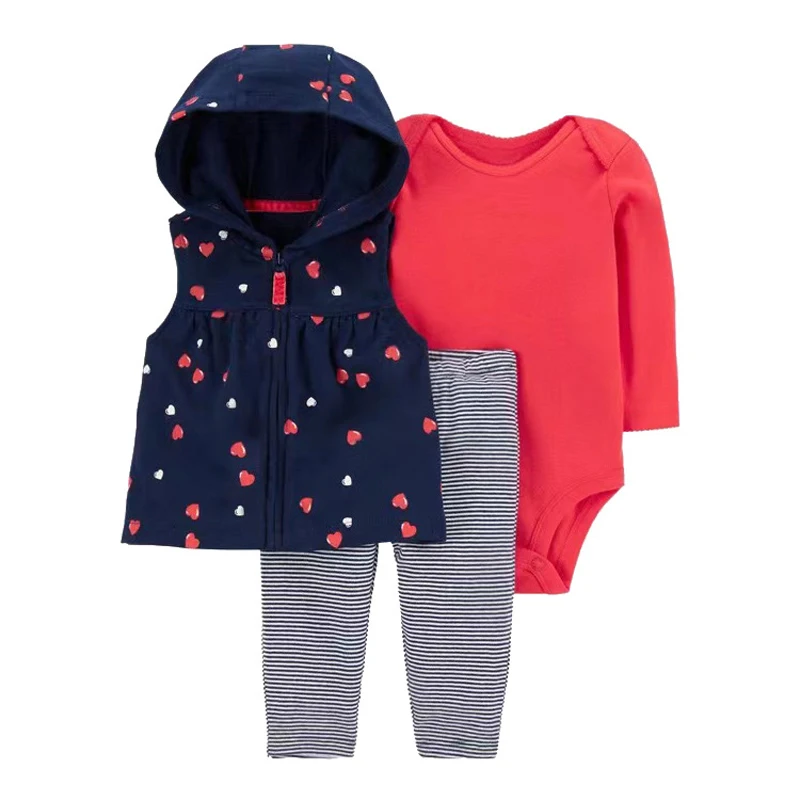 The Izael - Baby Unisex 8pcs Short Sleeve Various Print Romper Set E main image 0