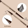Doublehead liquid Eyebrow pencil Lying silkworm waterproof Black brown Natural Point mole wild Eyebrow pen aegyosal liner Makeup 3