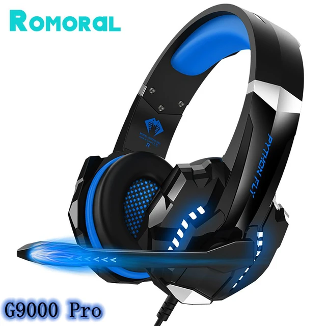 Gaming Headphone Python Fly G9000Pro Wired Headset 3.5mm USB With.