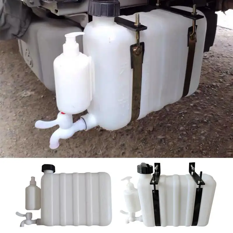 Truck Water Tank 9L Water Storage Tank With Spigot Utility Jug Portable Carrier For Camping And RV Trips