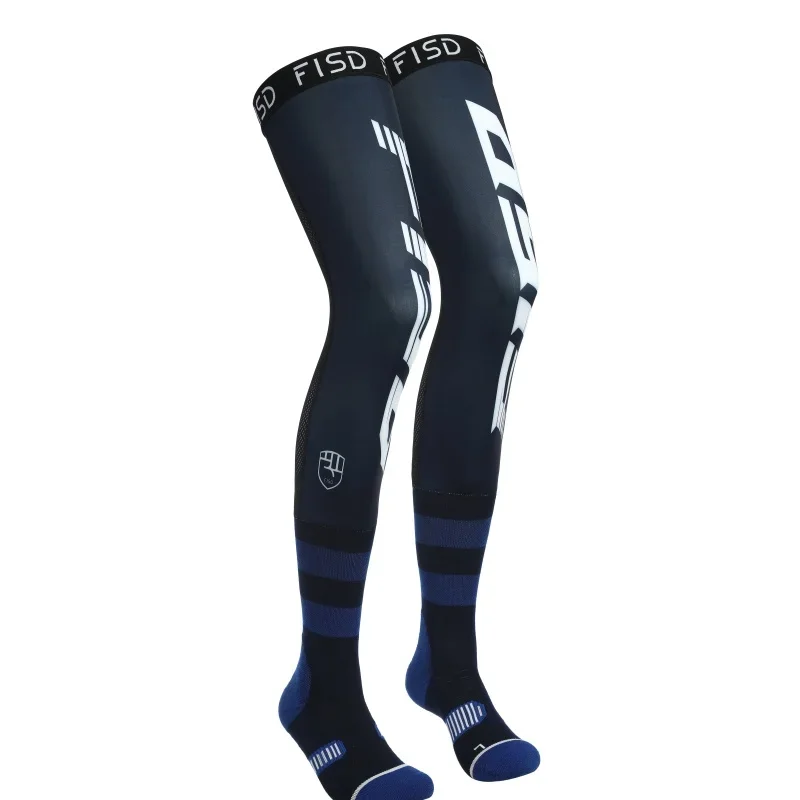 Motorcycle Compression Knee Brace enduro Sock Top Racing socks MX MTB ATV Protection Sport non-slip Knee Brace enduro Socks